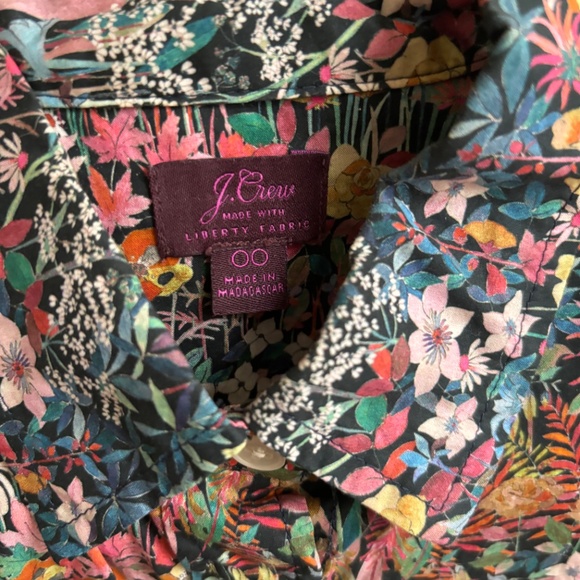 J. Crew x Liberty Floral Button Down Blouse Rare - Picture 3 of 3